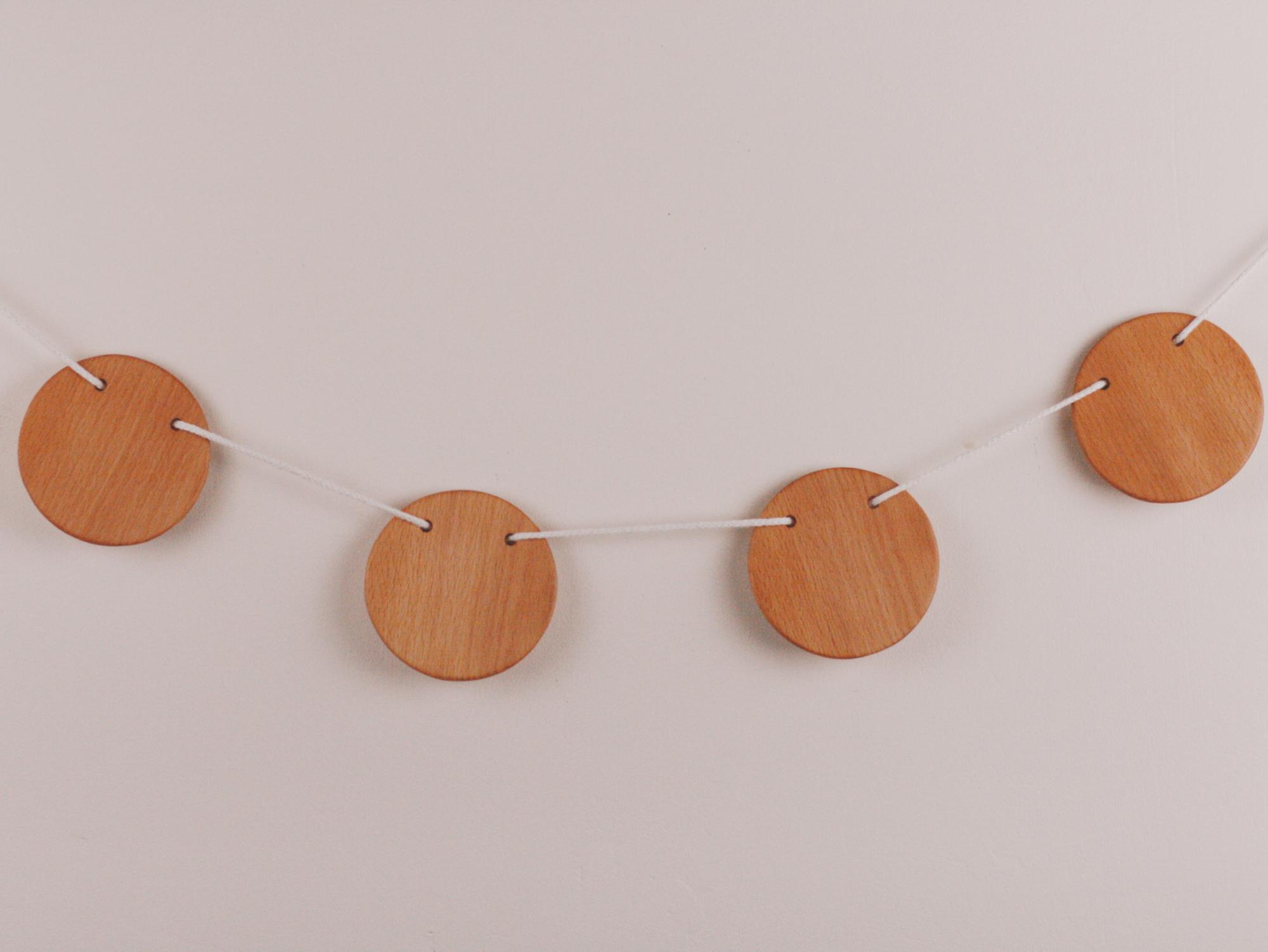 Гирлянда "Кружки - бук"