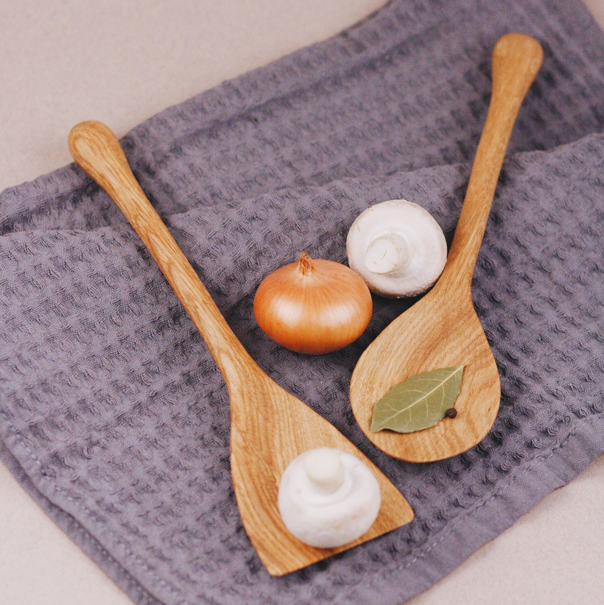 Кухонный деревянный набор "Лопатка и ложка"