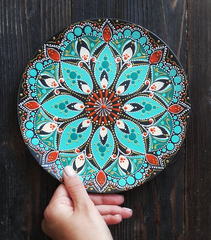 Мастер- класс "Декоративная тарелка"