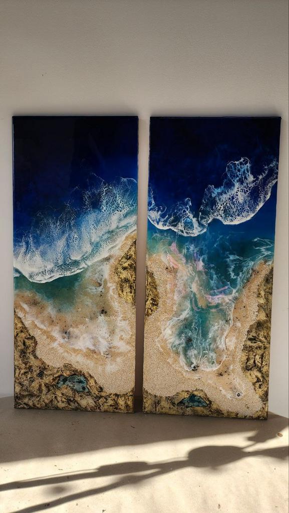 Панно диптих "Море"