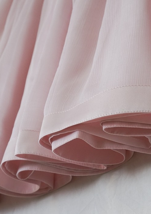 Юбка шелковая "Розовая Пудра"
