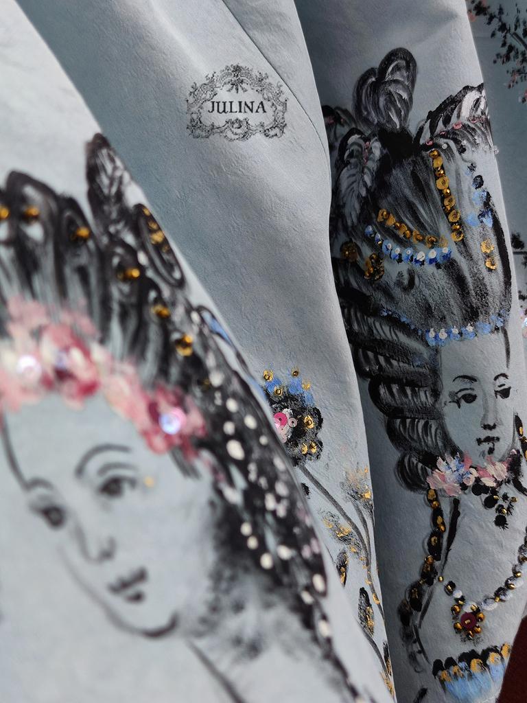 Юбка шелковая "Дамы Версаля"