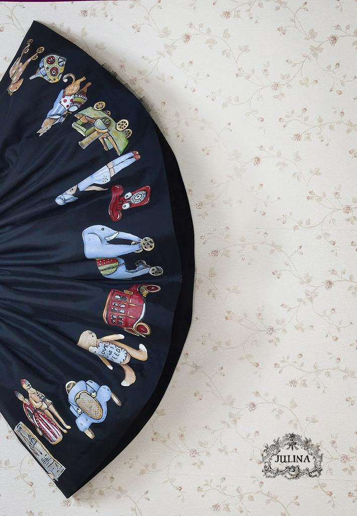 Юбка пышная "Антикварные игрушки"