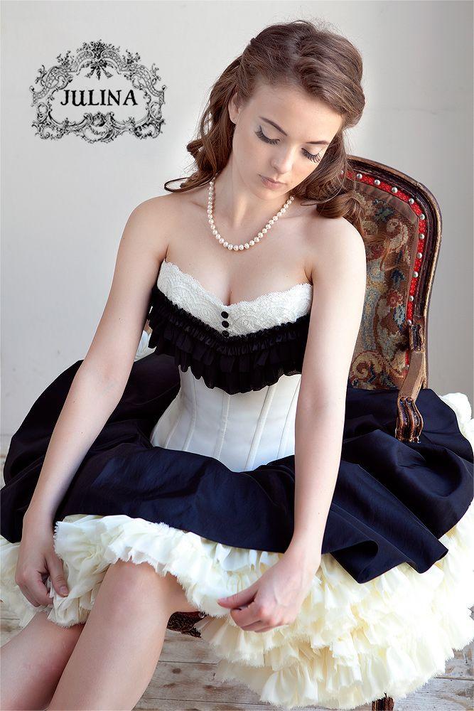 silk corset