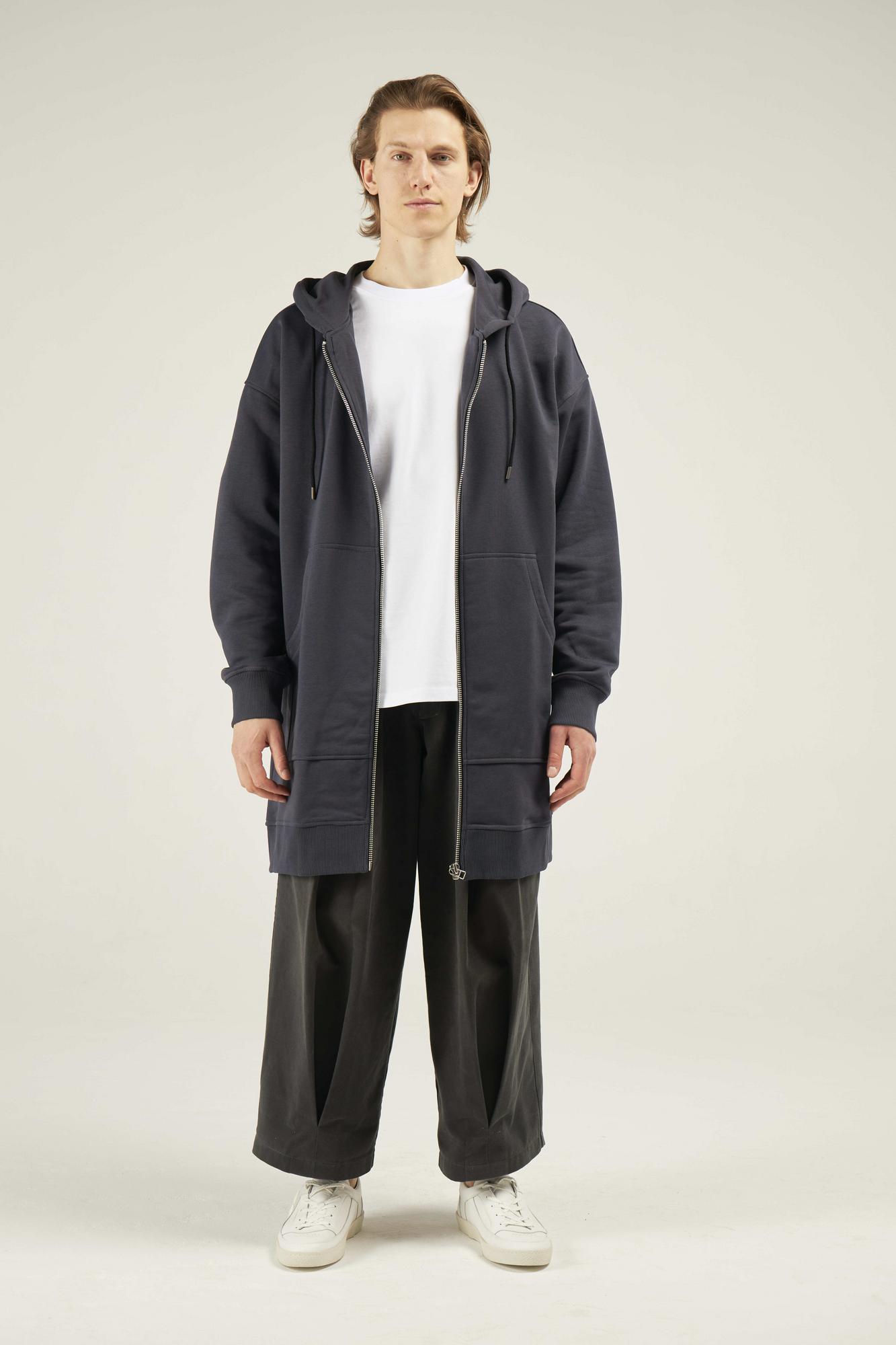 Толстовка длинная