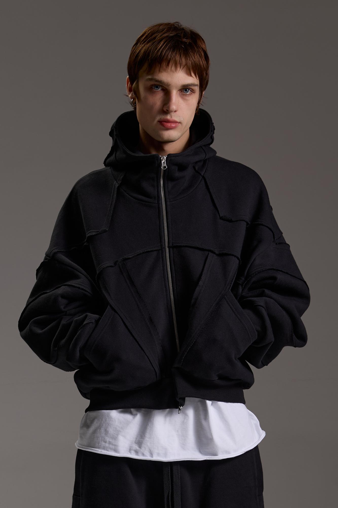 Толстовка со швами наружу