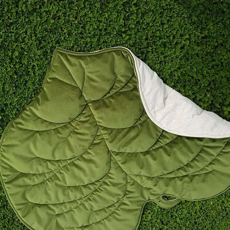 Стеганый  Лепесток Зеленый