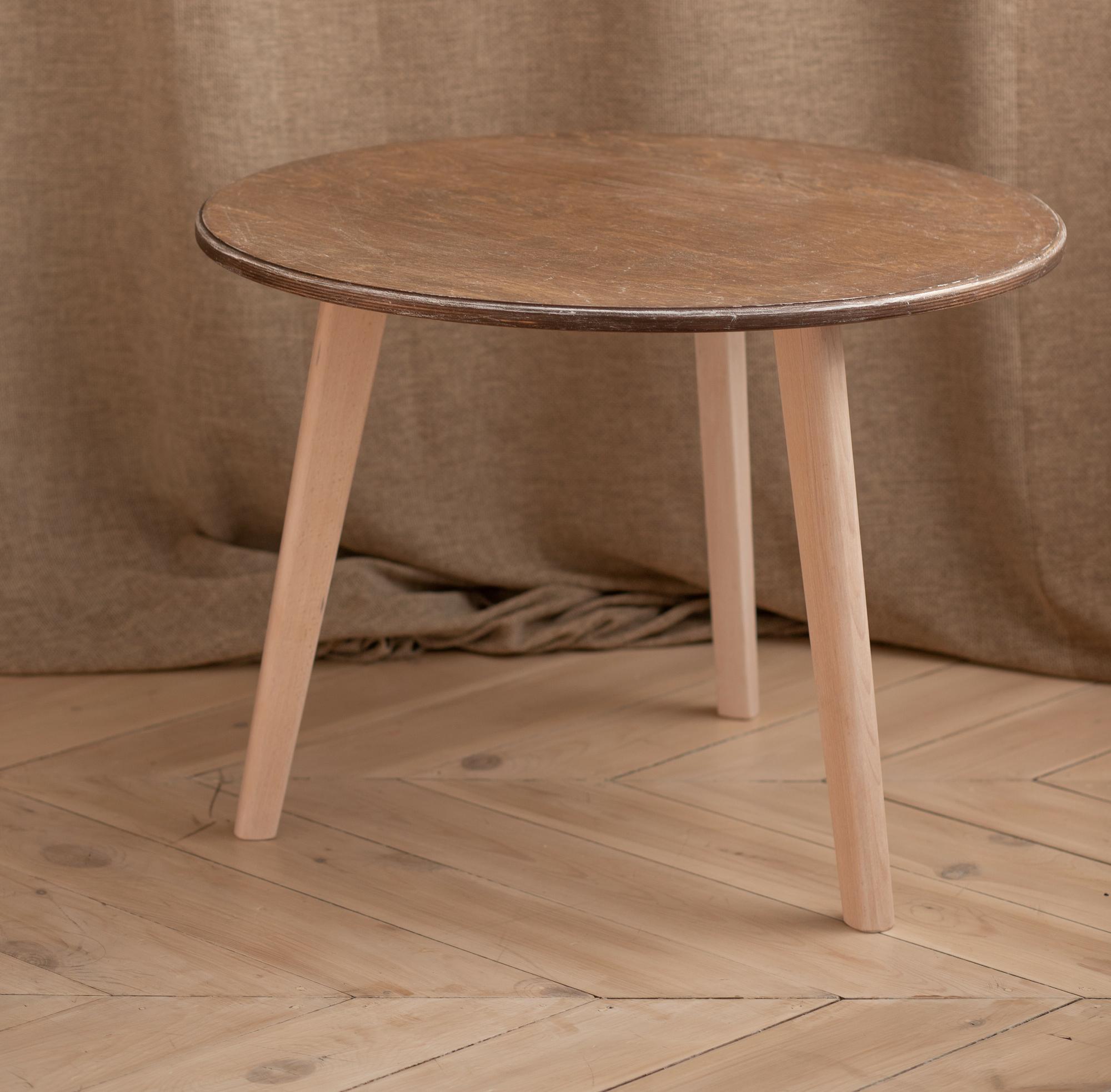 Стол Amari круглый шоколадный  на 75 см