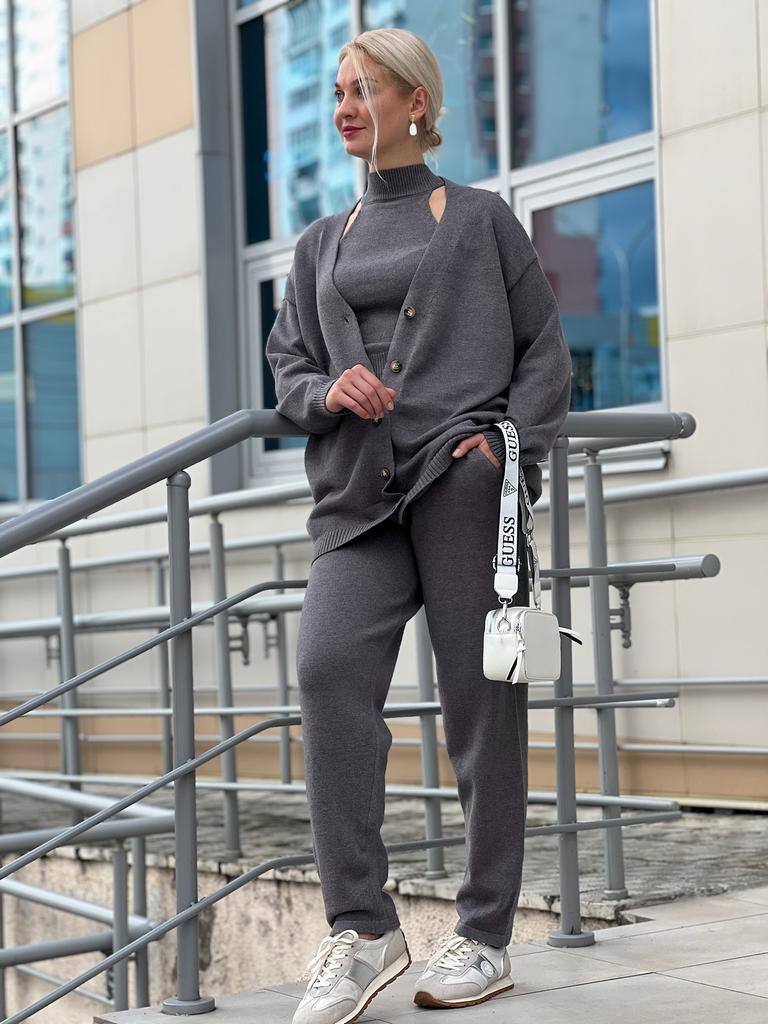 Костюм (кардиган, брюки), меринос