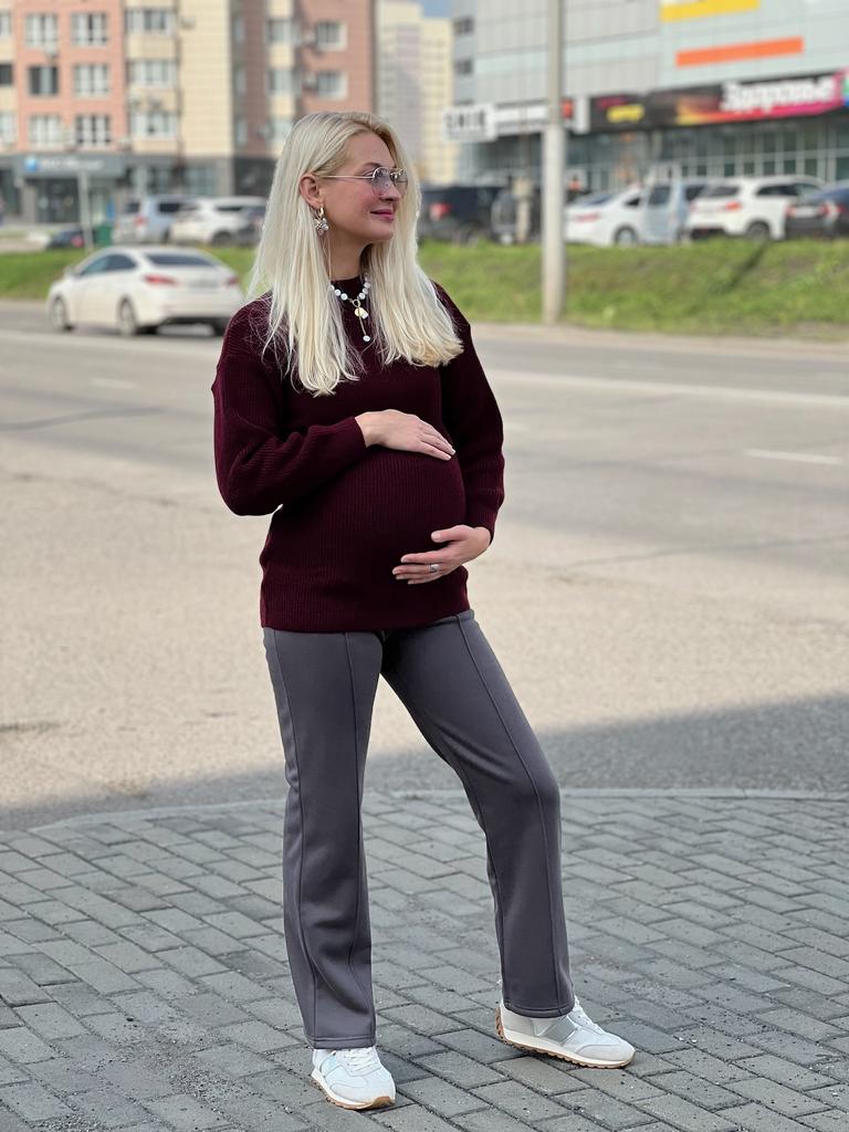 Брюки еврофлис, серые