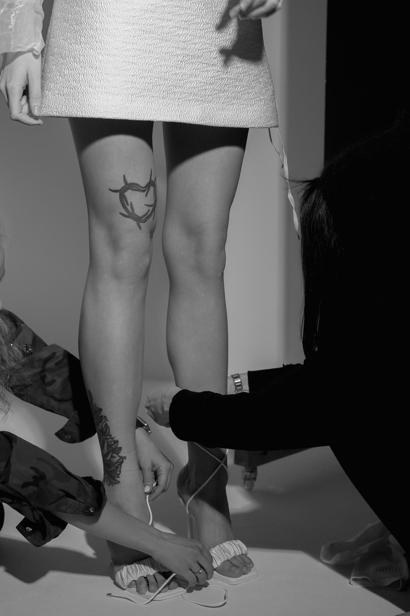 Юбка-трапеция Jackie из шерсти