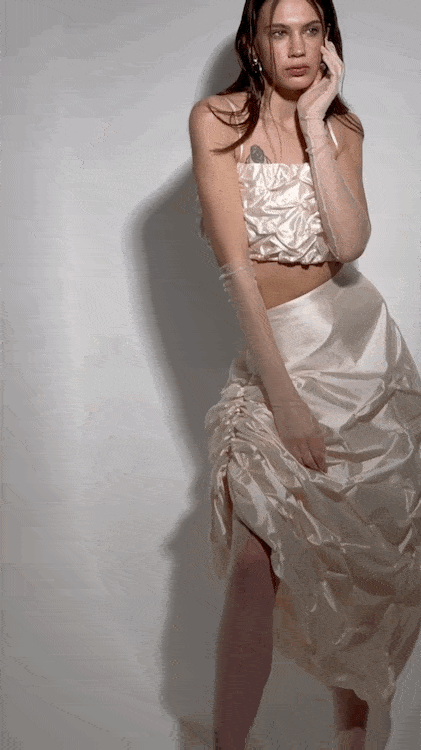 Set Rose из шёлковой тафты