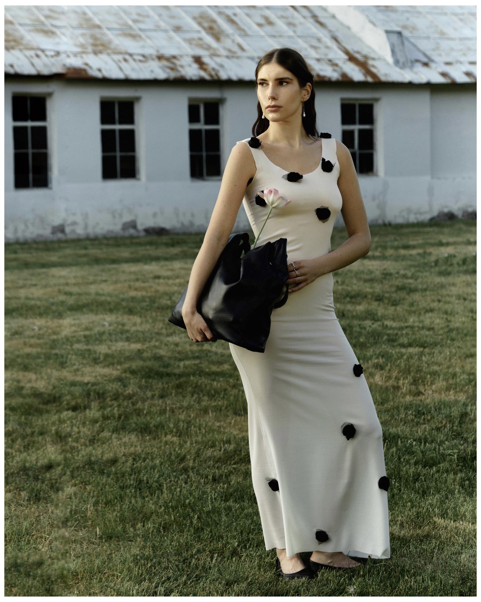 Платье-майка с розами