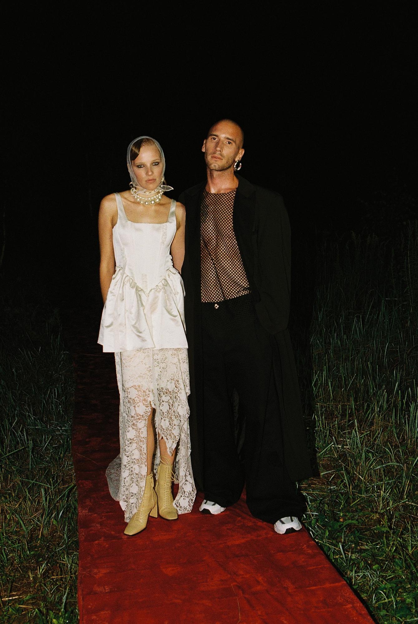 Корсетное мини платье Sofi из шелка