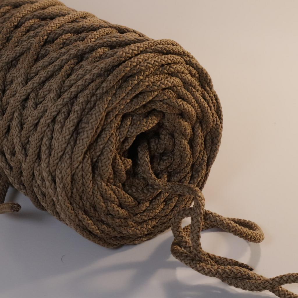Полиэфирный шнур для вязания 5 мм Кофе