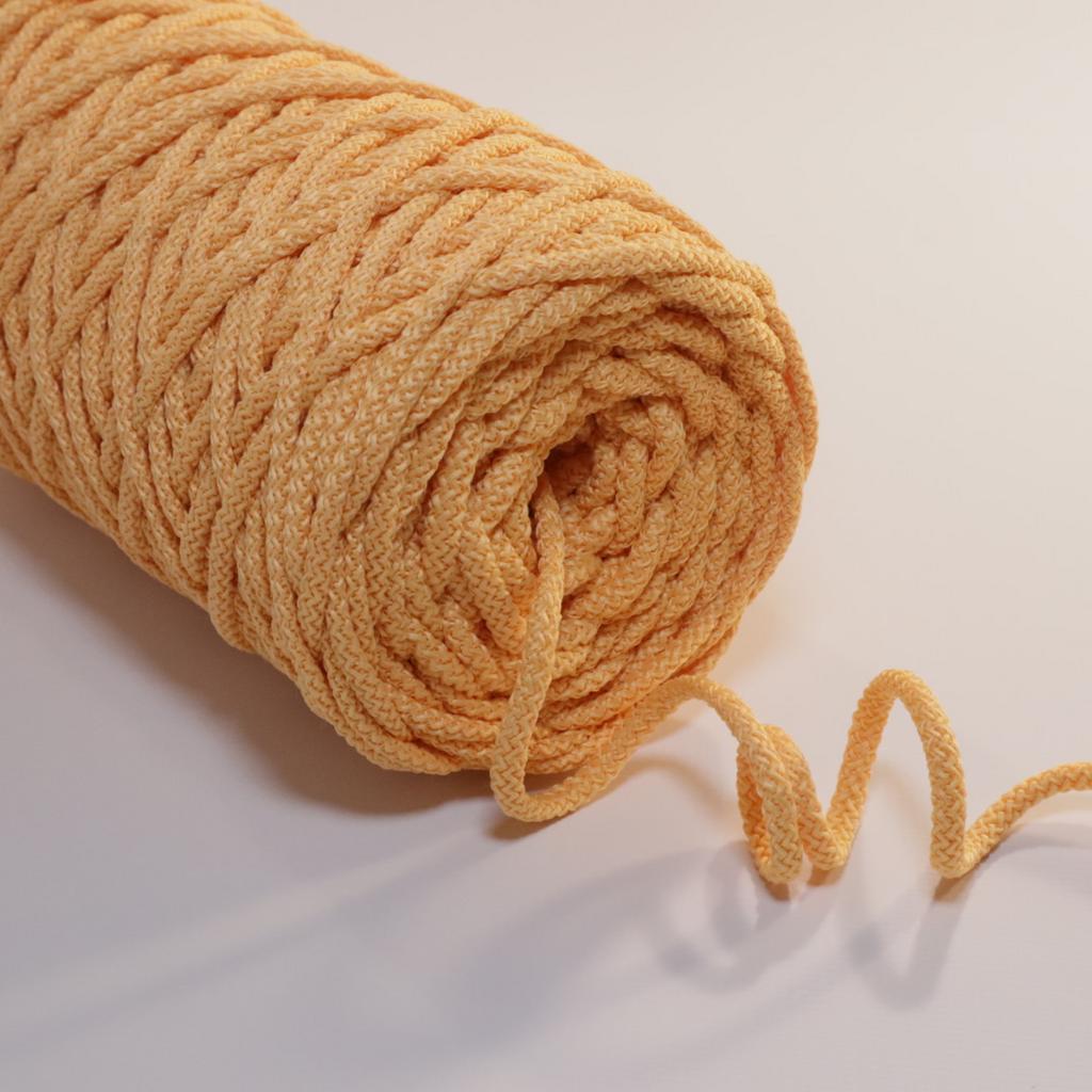 Полиэфирный шнур для вязания 5 мм Чайная роза