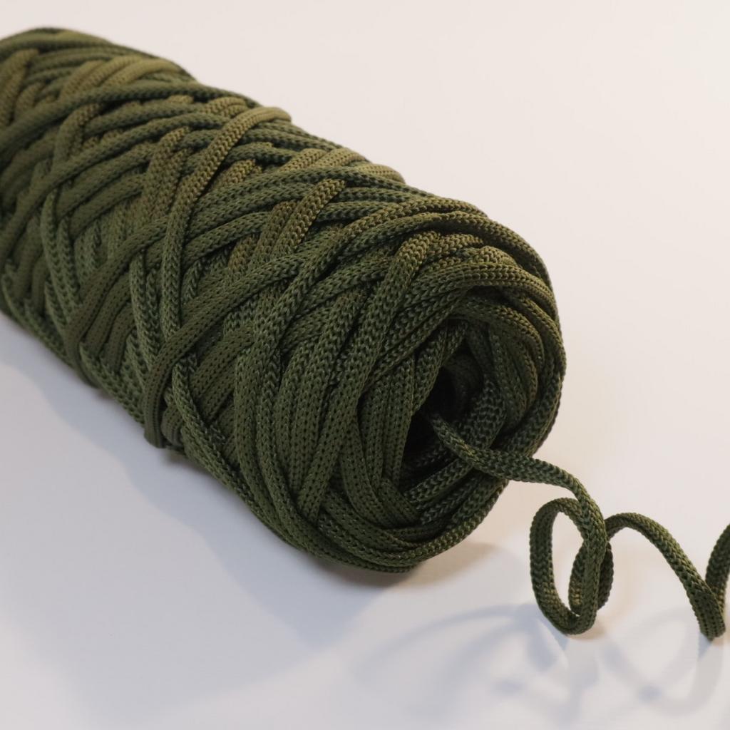 Полиэфирный шнур 3 мм Оливковый (обычный, лайт)