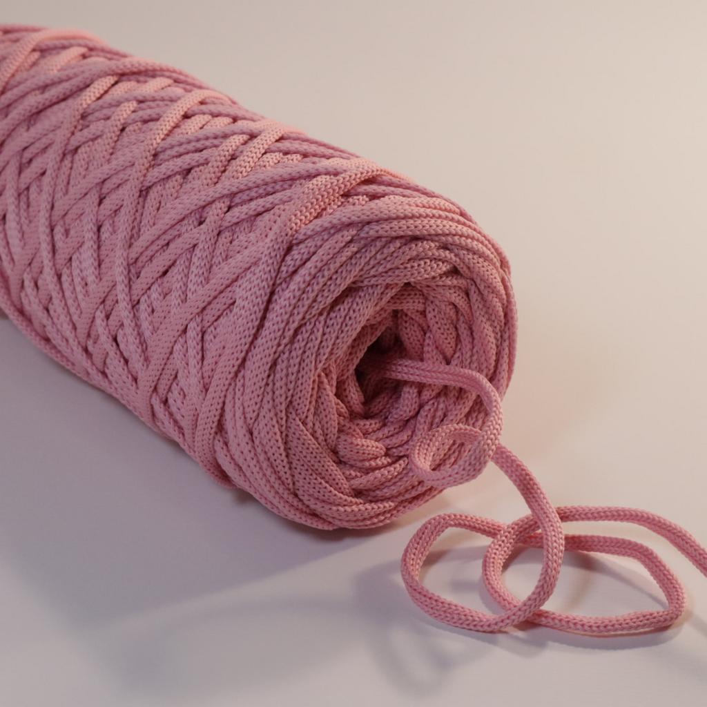 Полиэфирный шнур 3 мм  Розовый (обычный, лайт)