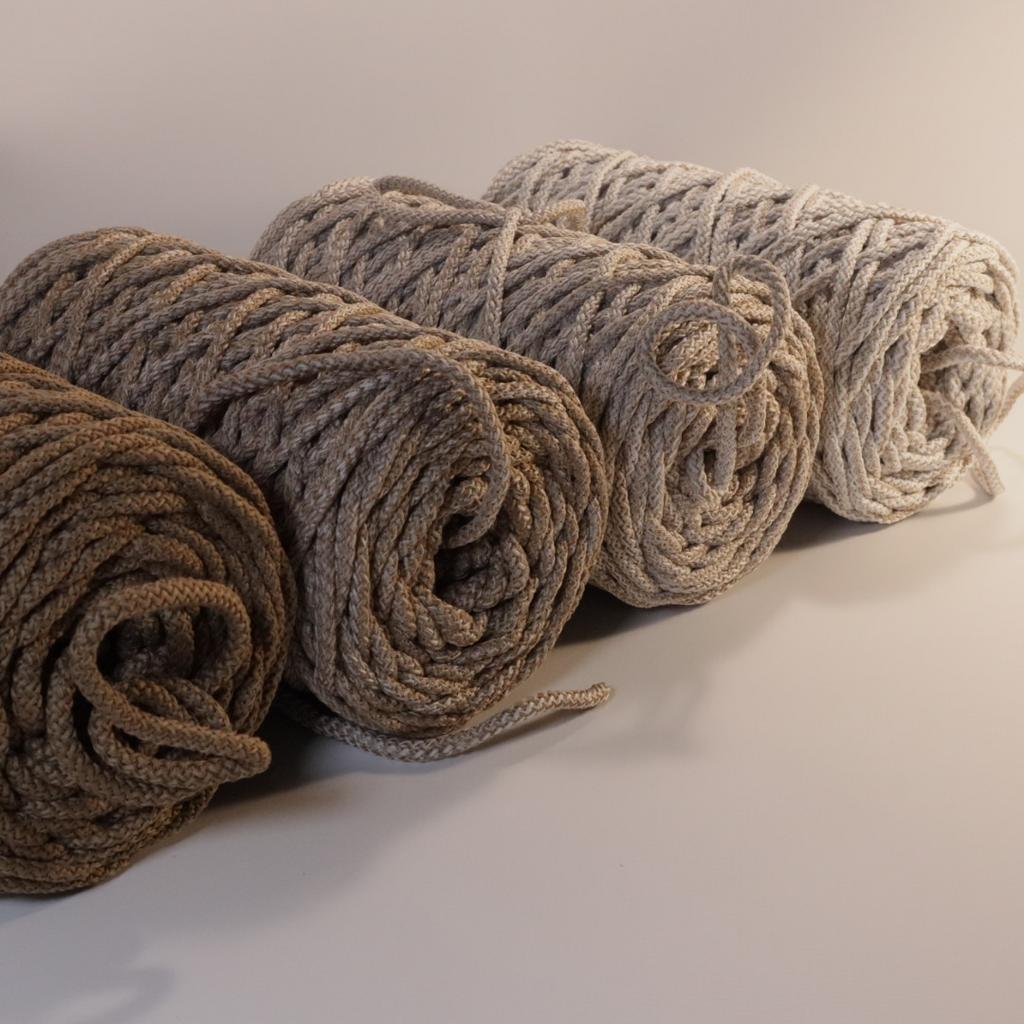 Полиэфирный шнур 5 мм Градиент монохромный