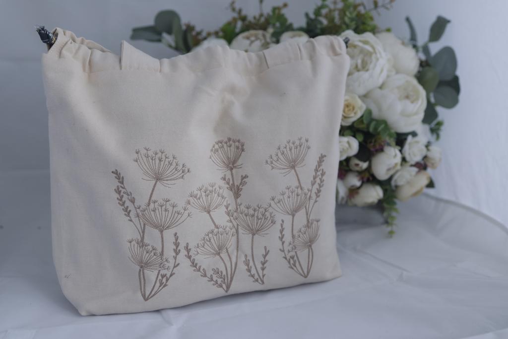 Сумка для вязания (вышивка Растения)