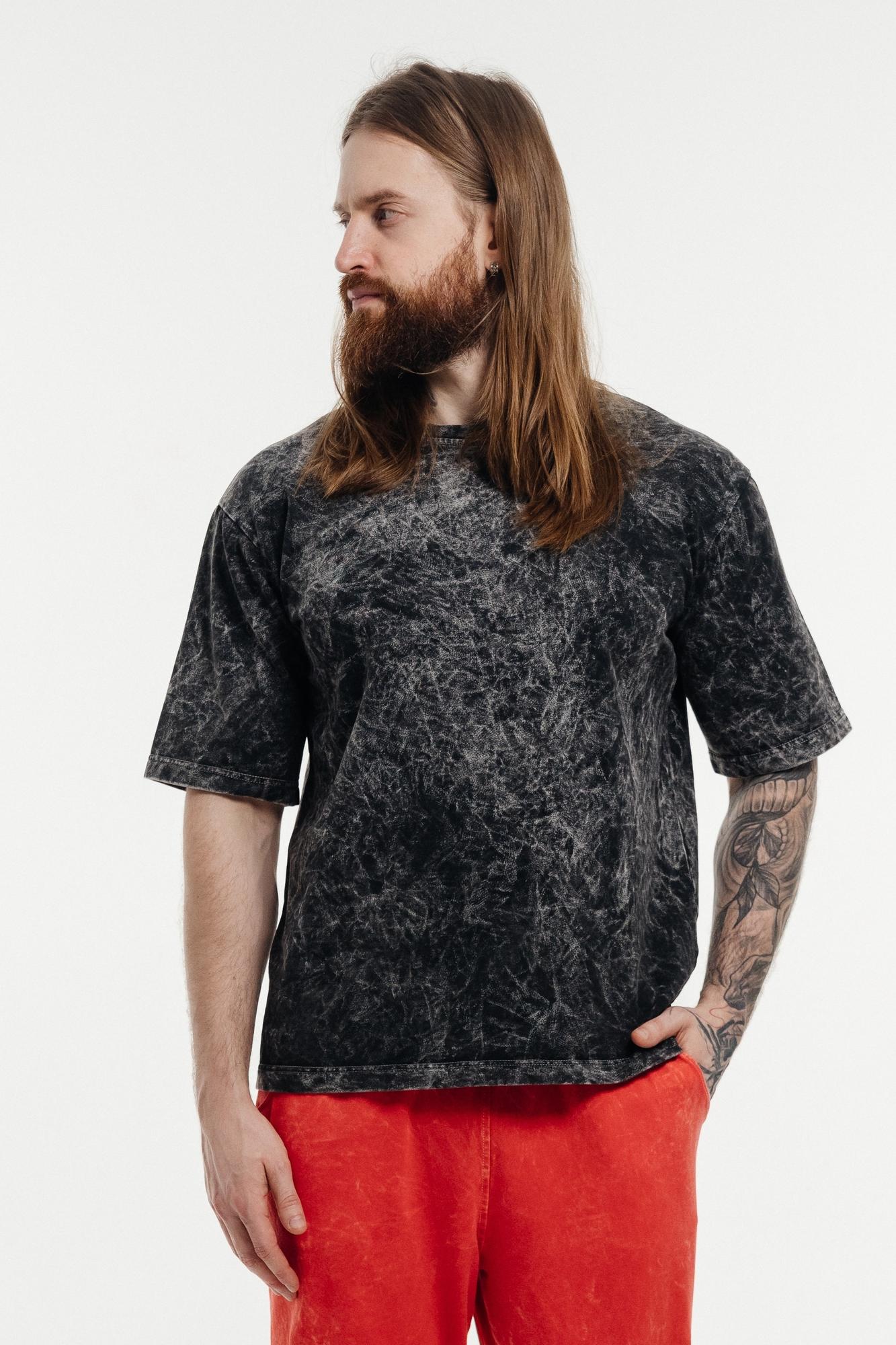 Футболка Мужская вареная черная