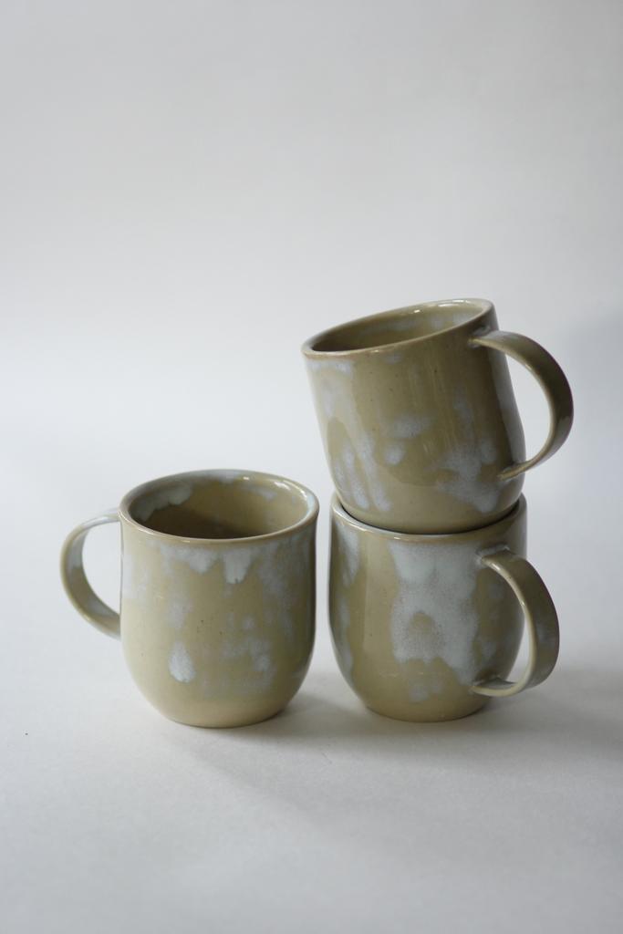 Кружка с хрустальными разводами