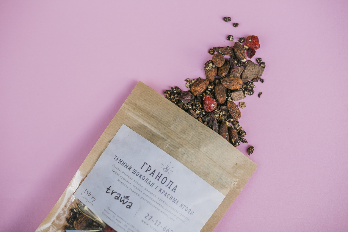 Гранола «Темный шоколад-красные ягоды»