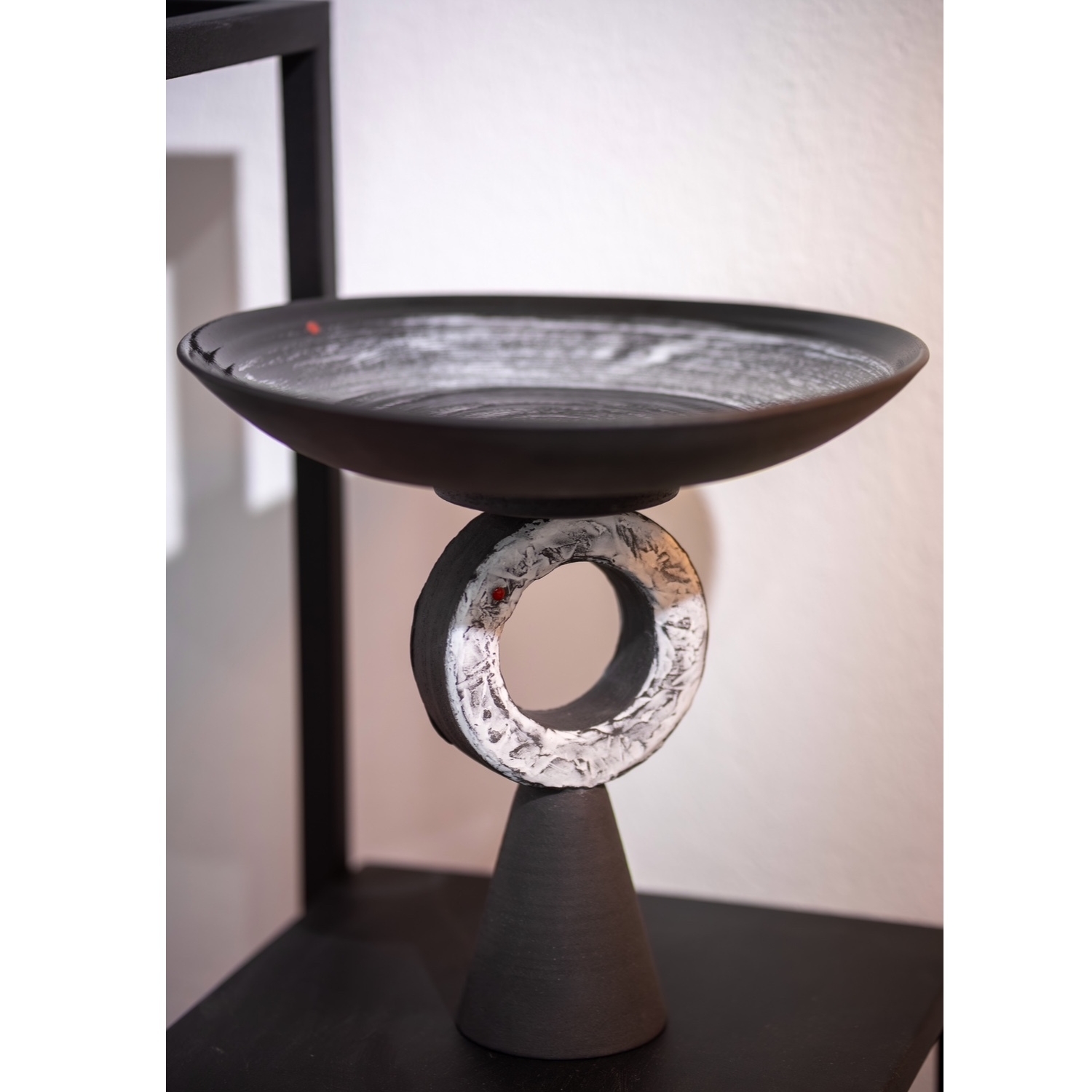 Блюдо на подставке-подсвечнике