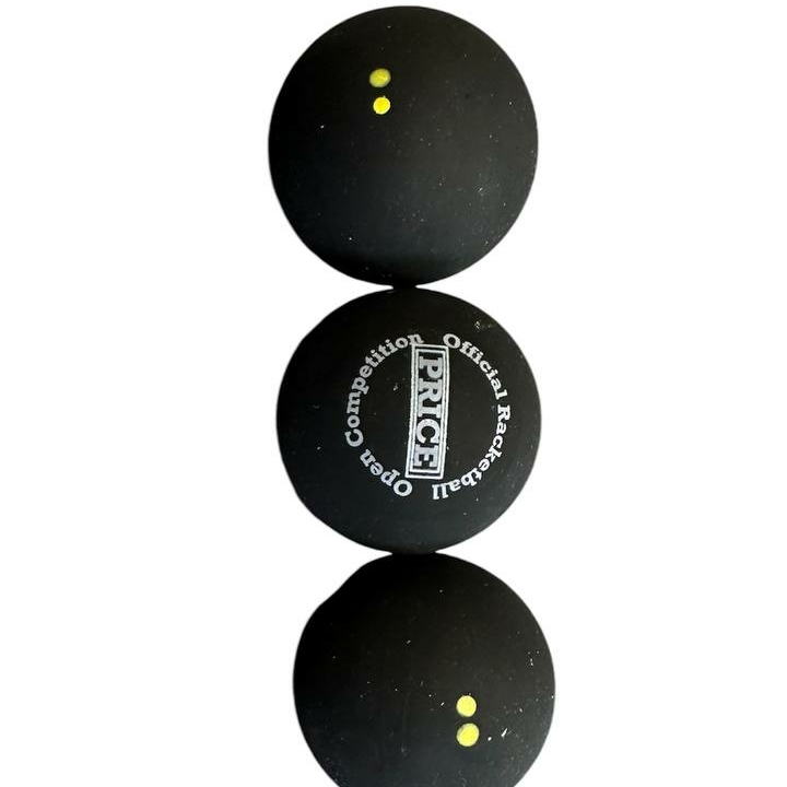 Мячи для сквош 57 BlackKnight, 3 шт (две желтая точка)