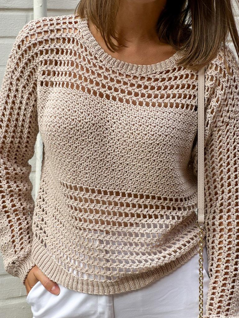 Мастер-класс джемпер "Сетка"