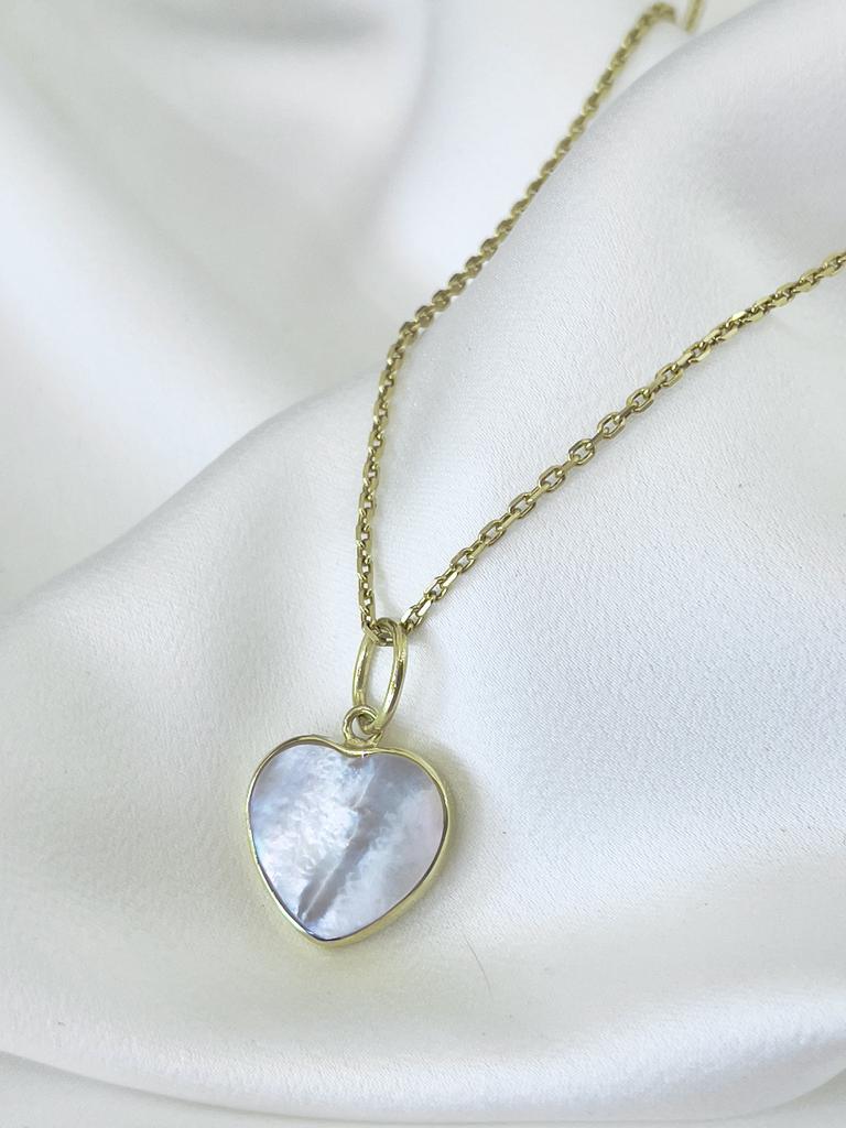 Pendant "Pearl heart"