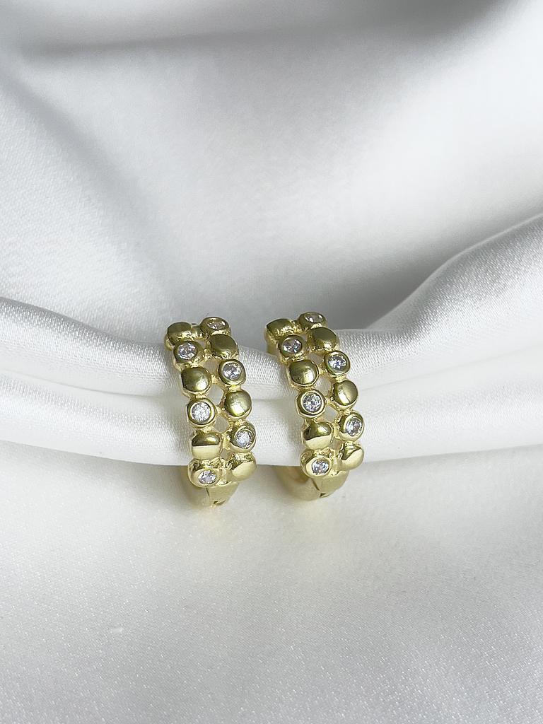 Earrings "Bubble Hoops"