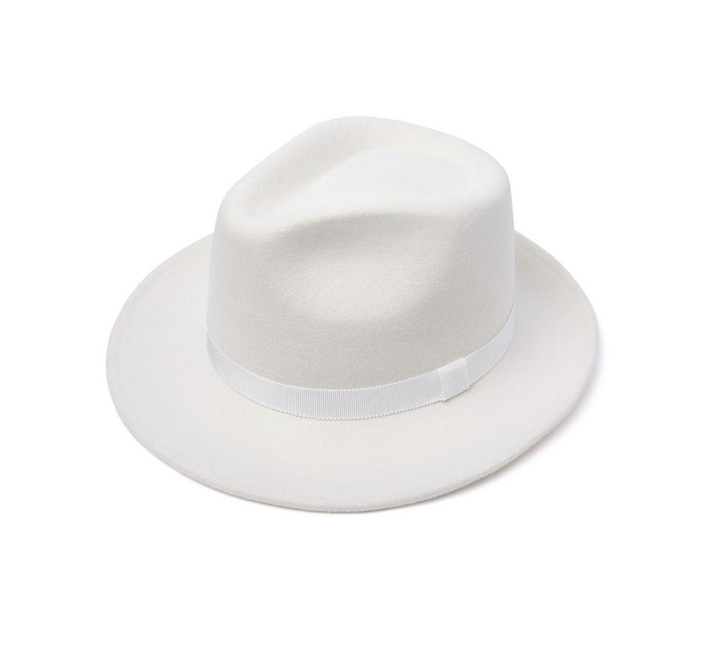 Федора FF02 из фетра/белая