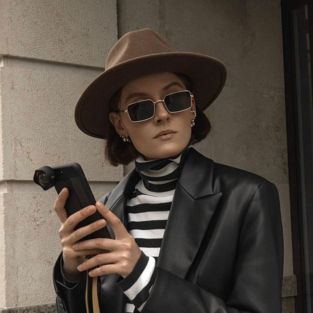 Федора FF03 широкополая с прямыми полями из фетра/капучино