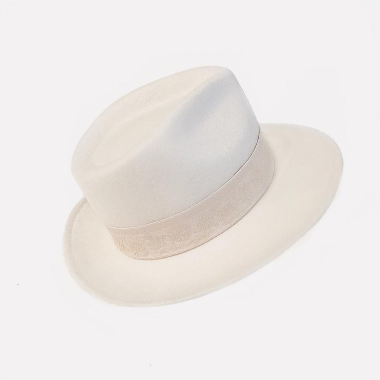 Федора FF02 из фетра/пломбир