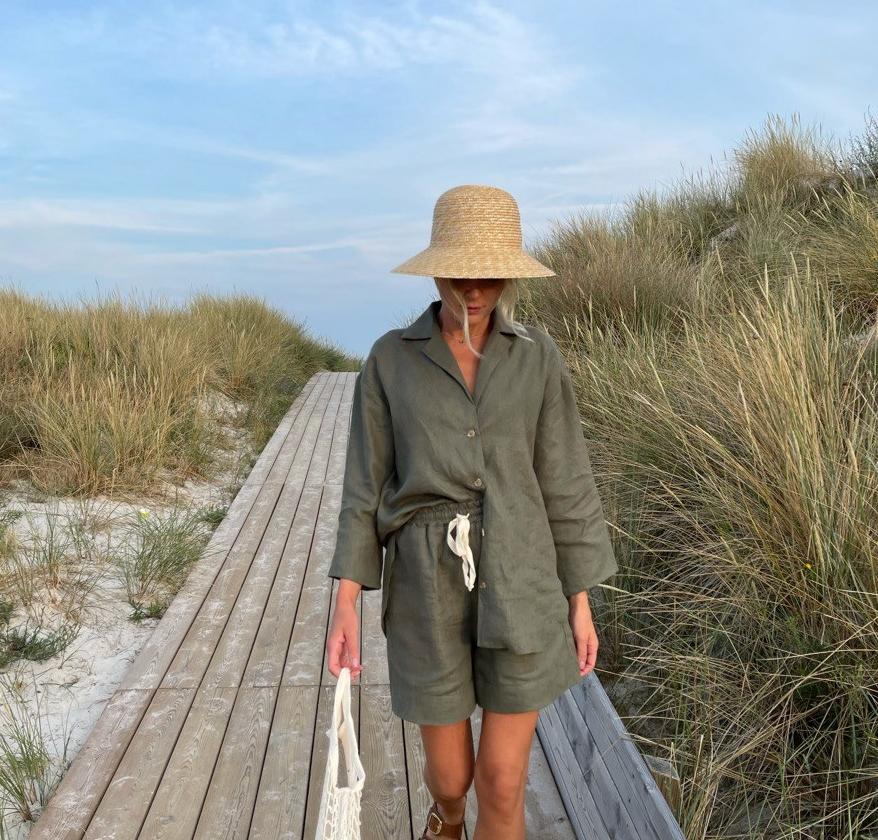 Панама из натуральной соломки