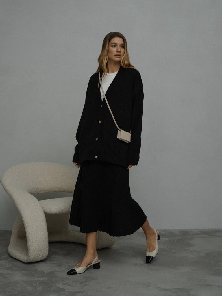 Трикотажная юбка из шерсти