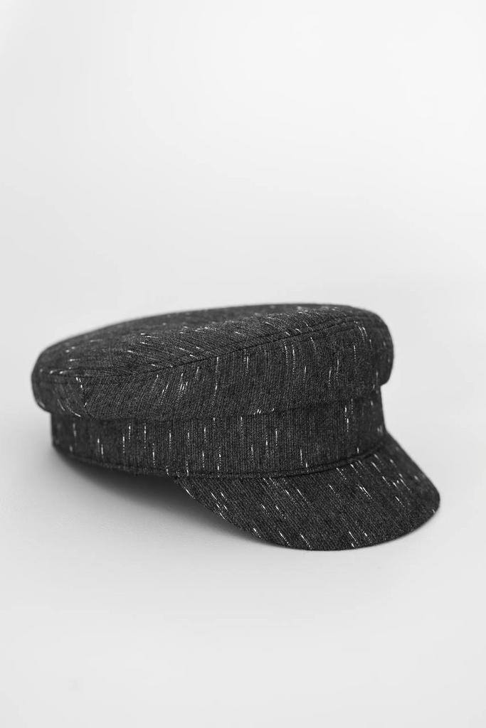 Картуз из костюмной шерсти с люрексом