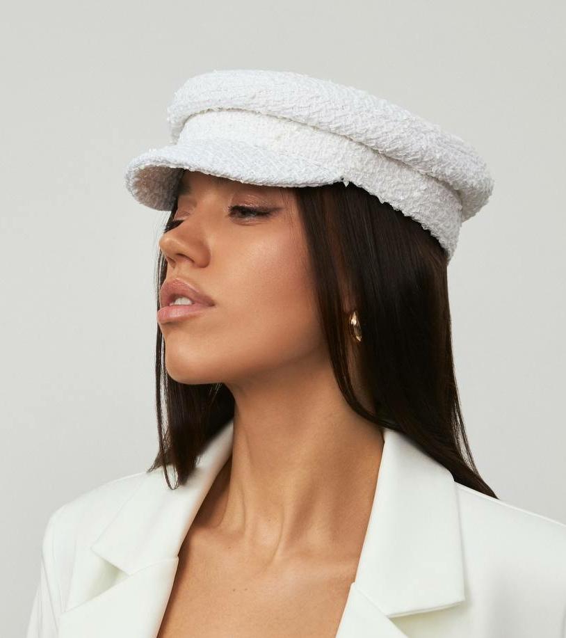 Картуз из хлопка/белый