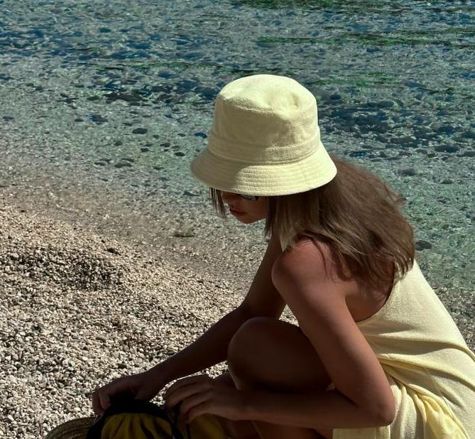 Панама махровая/лимончелло