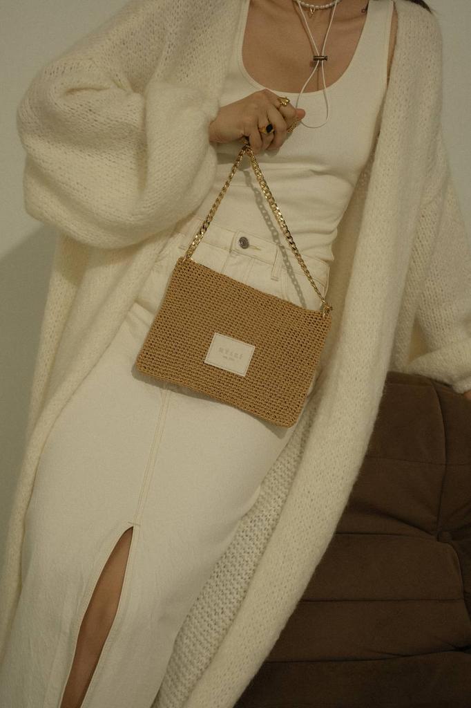 Сумка кросс-боди из рафии