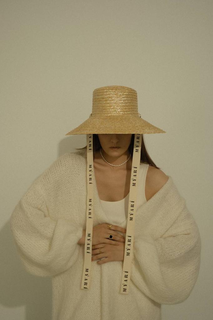 Панама с люверсами и лентами-завязками «ЛОГО»-«LOGO»