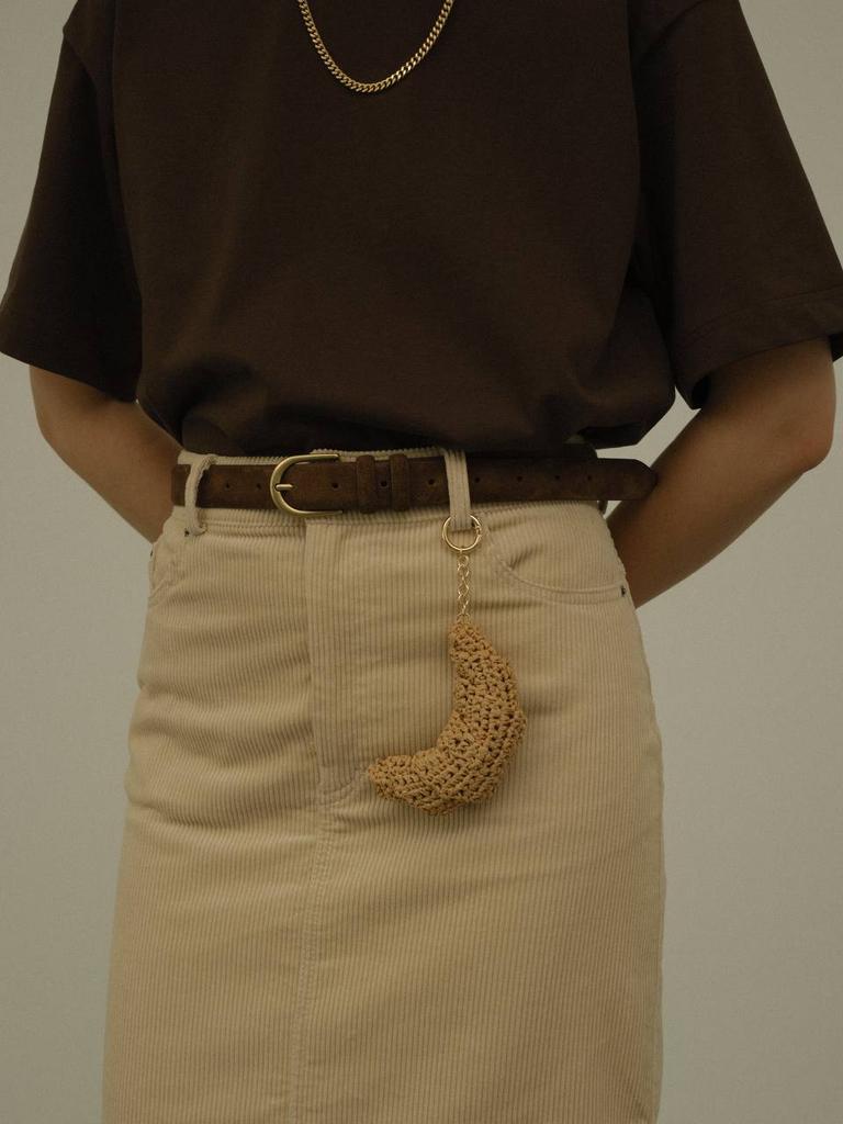 Брелок из рафии «КРУАССАН»