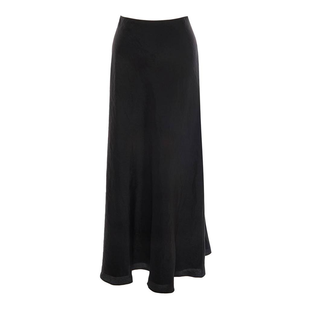 Юбка из модала макси/черный