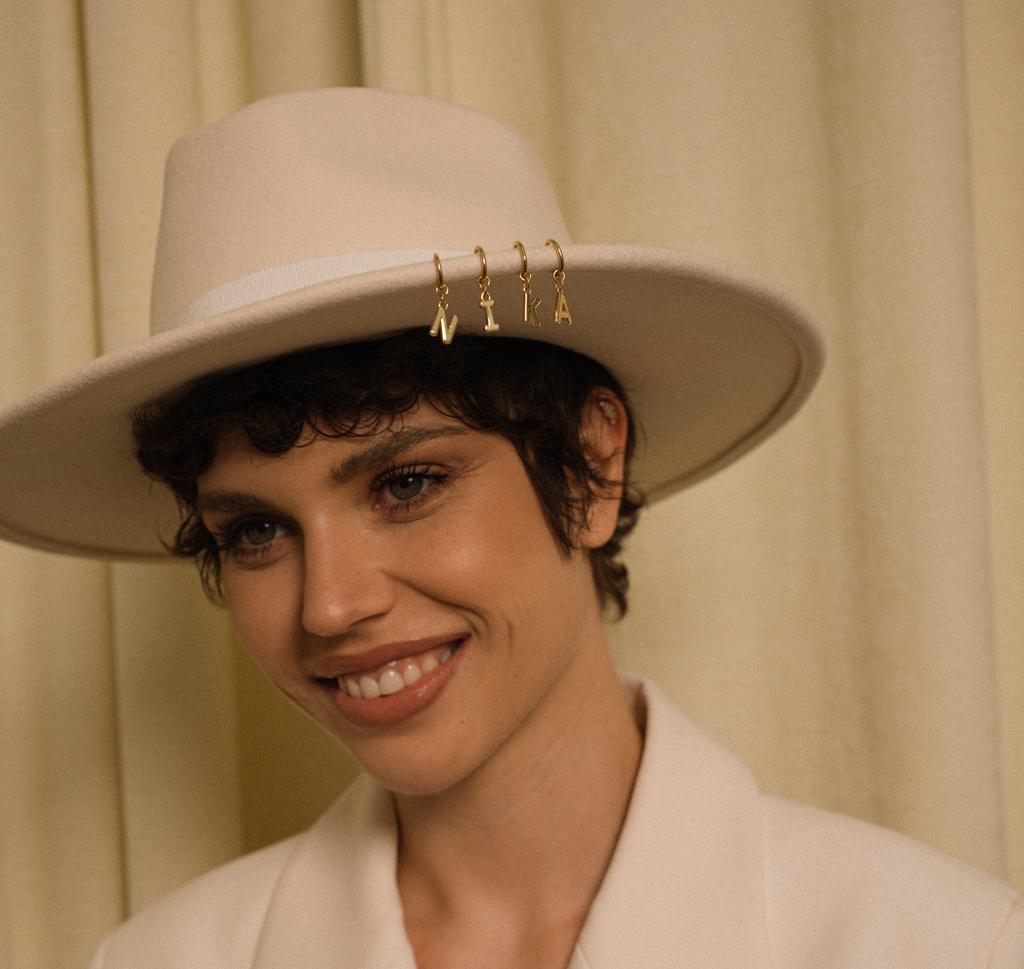 Шляпа федора FF03 из фетра с персонализацией