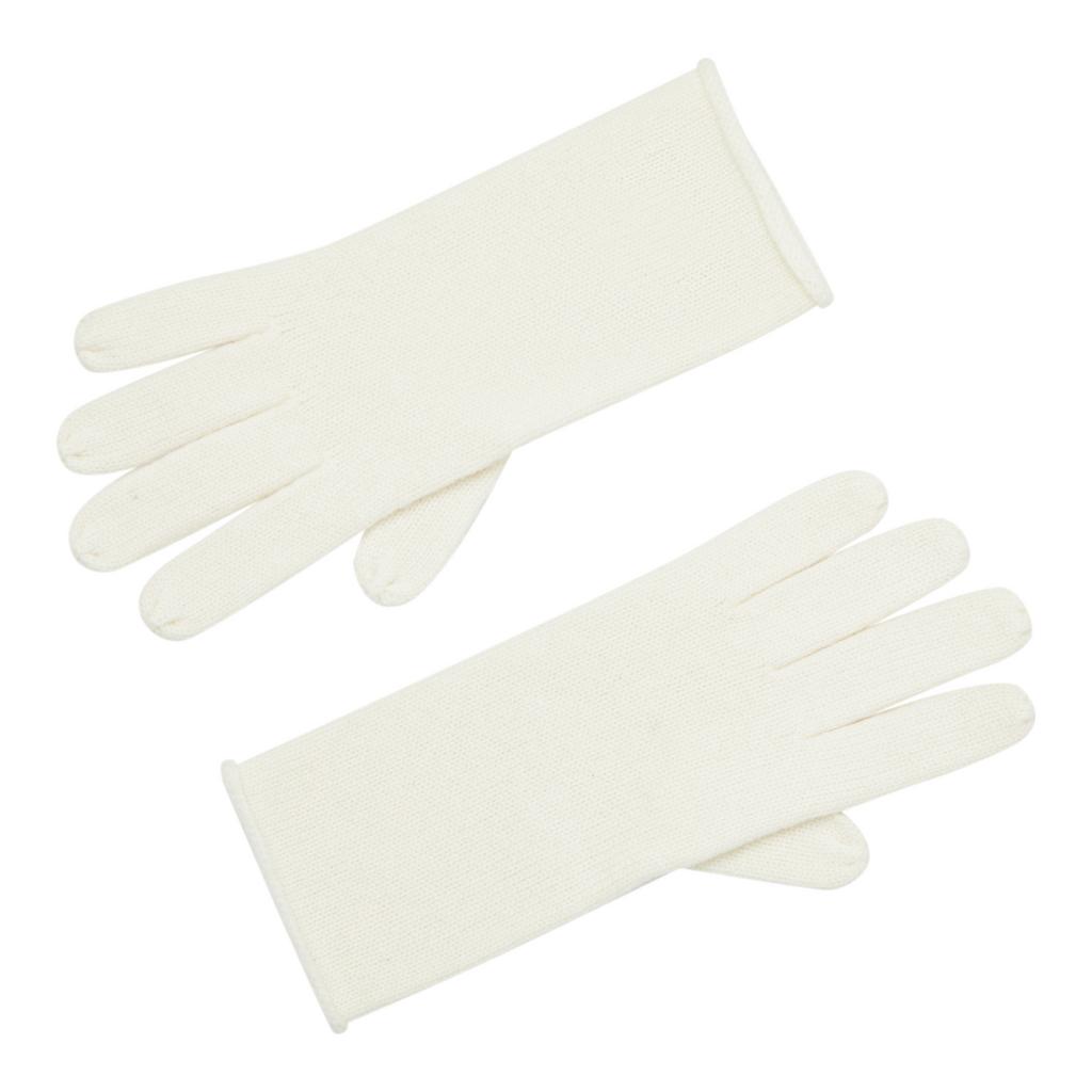 Перчатки из кашемира/пломбир