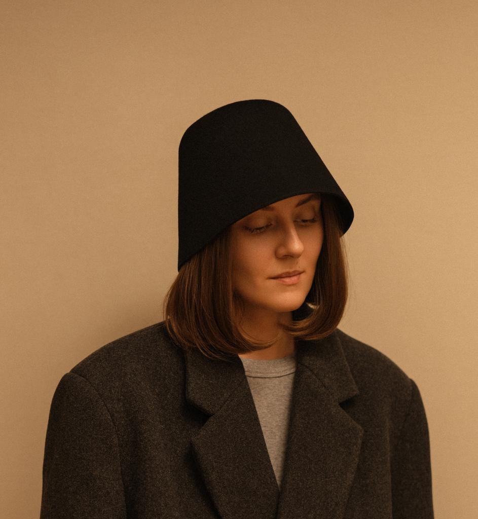 Панама из фетра «ПАНАМОРЕ»-«PANAMORE»/черный