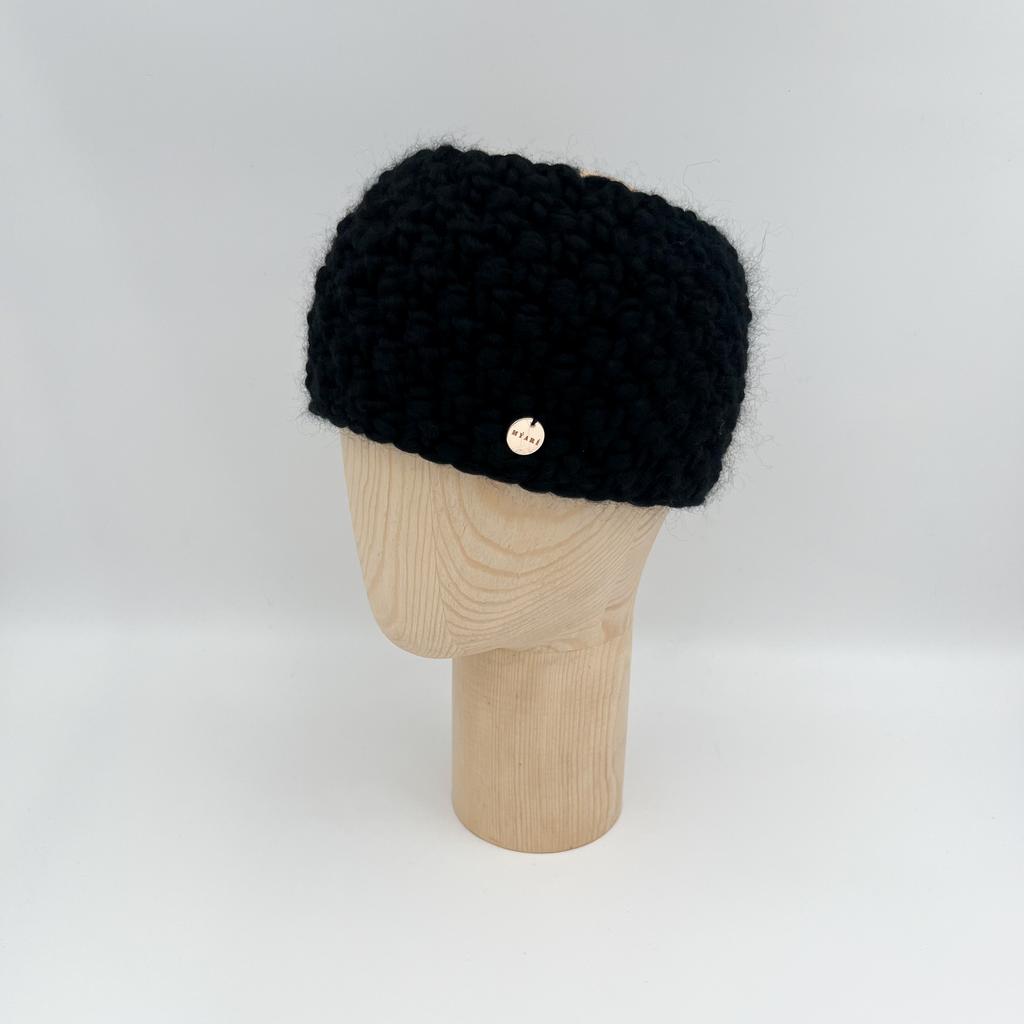 Повязка из перуанской шерсти/чёрный