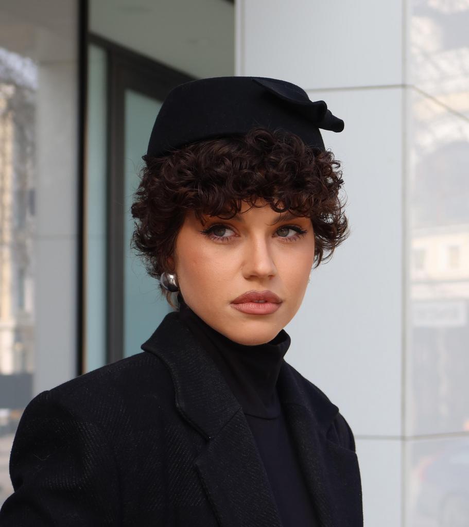 Феска с бантом «ФЭЗ»-«FEZ»/черный