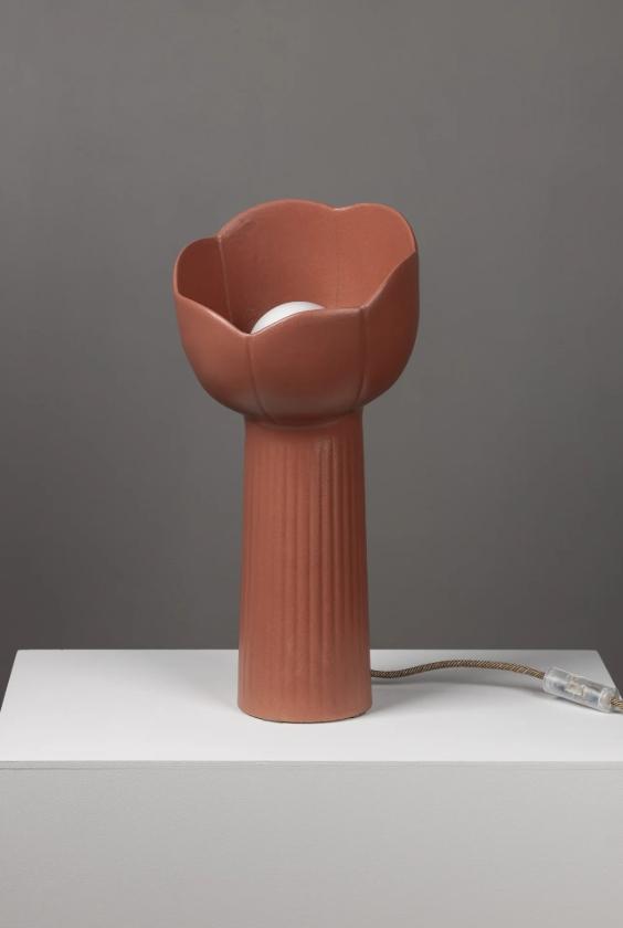 Настольная лампа "BUTON коралловый"